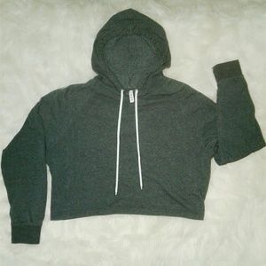 Basic Crop Top Hoodie